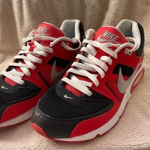 Nike Air Max Command Mesh University Red Black Silver Mens Trainers